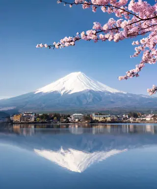 Frühstück auf dem Gipfel des Mt. Fuji